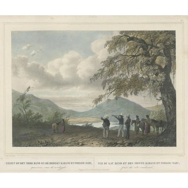 After van de Velde, A Poeloe Sari and Karang Sari Mountain, West Java, Indonesia, Print For Sale