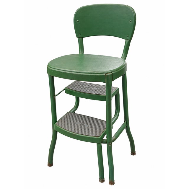 Vintage Stylaire Green Folding Chair – Mid-Century Modern For Sale - Image 4 of 6