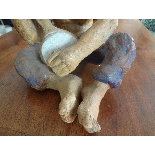 Mid 20th Century Terra Cotta Figural Sculpture For Sale - Image 4 of 10