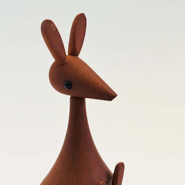 Mid 20th Century MCM Senshukai Wood Royal Pet - Kangaroo For Sale - Image 5 of 9