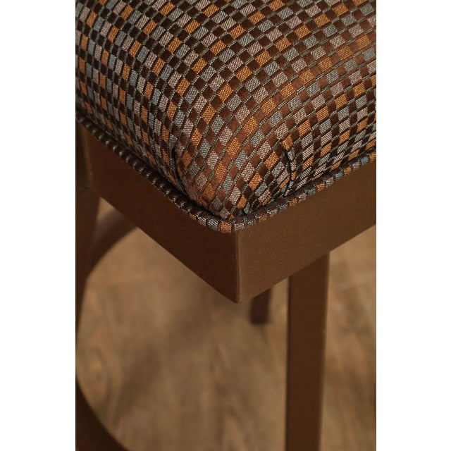Tempo Industries Pair Of Swivel Bar Stools With Arms For Sale - Image 13 of 18