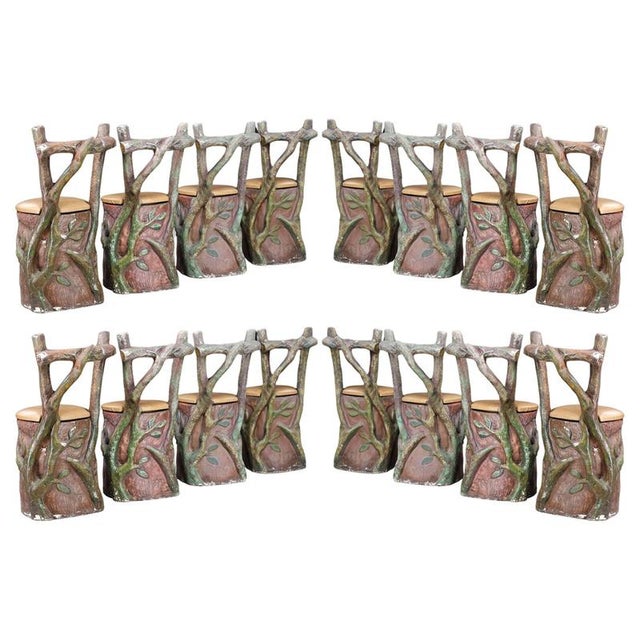 Sculptural Italian Fiberglass Dining Chair, 1950s For Sale - Image 9 of 9