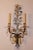 Early 20th Century Exceptional Maison Bagues France Rock Crystal Floral Two-Light Wall Sconces a - Pair For Sale - Image 5 of 11