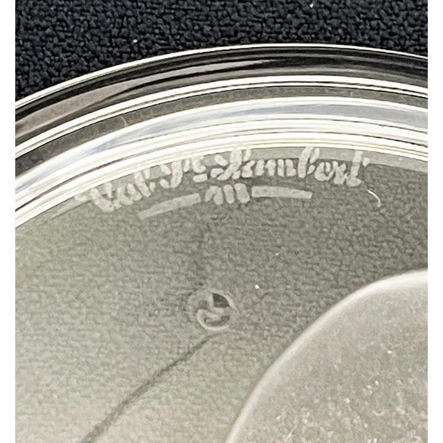 Crystal Cocktail Coasters from Val Saint Lambert, Set of 6 For Sale - Image 10 of 11