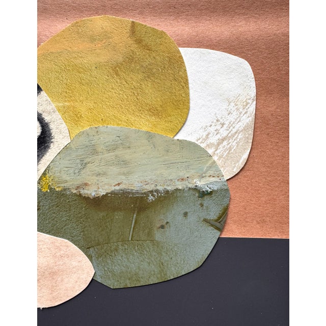 "New Directive" is an original mixed media collage on paper by Zac Woodiel. This is one of eight pieces in the "New...