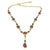 Bochic "Capri" Vintage Ruby, Sapphire & Emerald Necklace - 18K Gold & Silver For Sale - Image 17 of 18