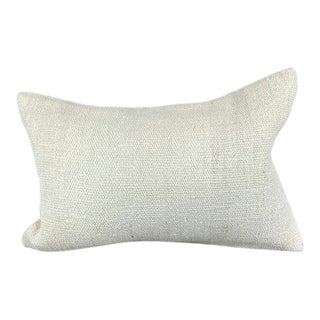 16 x 24 Hemp Pillow Turkish Cushion Natural White Pillow Cushion Cover For Sale