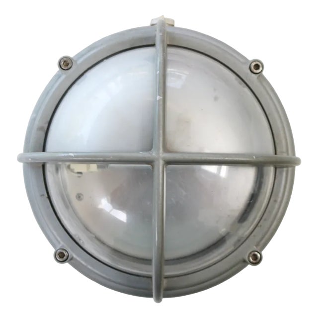 Skot Lamp Outdoor Lamp in Gray Design by Lauritz Knudsen for Louis Poulsen, 1990s For Sale