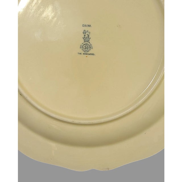 Ceramic Antique Royal Doulton Painted "The Kirkwood" Serving Platter For Sale - Image 7 of 10