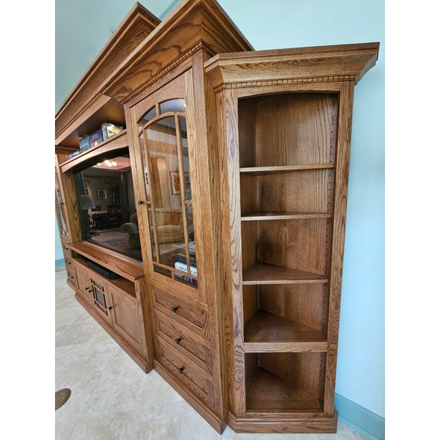 2020s Large Custom Wall Unit Entertainment Center and Display Cabinet For Sale - Image 5 of 6