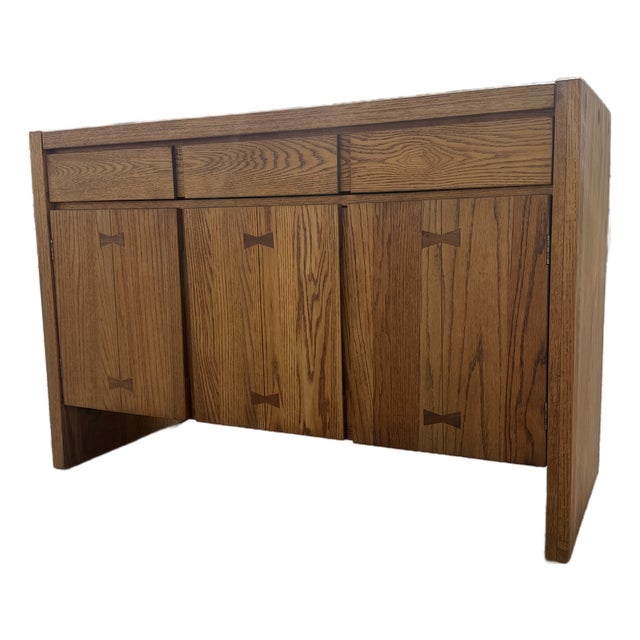 Mid Century Modern Bowtie Credenza by Russel Wright for Conant Ball For Sale