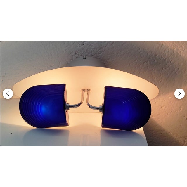 A fantastic pair of masterworks of Ambiental Art Glass, created by legendary Italian designers Perry King, Santiago...