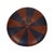 Vintage Round Pouf in Two-Tone Skai Sixties, 1960s For Sale - Image 3 of 12