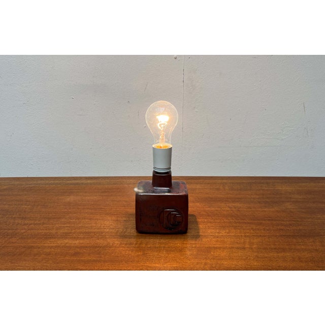 Vintage Danish Ceramic Table Lamp from Desiree Stentoj, 1970s For Sale - Image 14 of 18