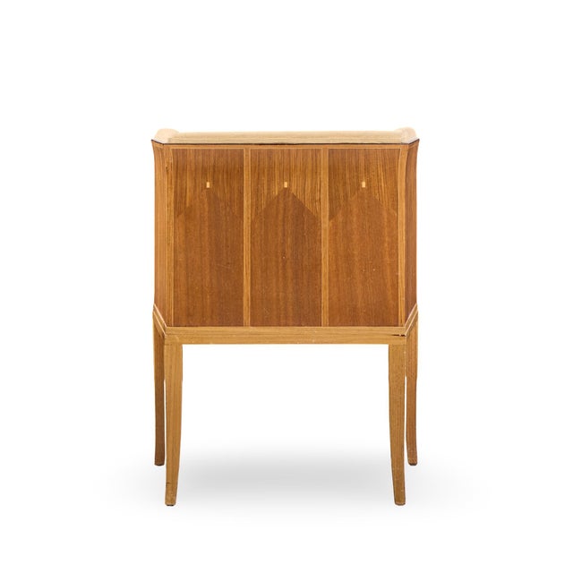 Mid 20th Century Eliel Saarinen for Arkitektura Saarinen House Mid Century Maple Arm Lounge Chair For Sale - Image 5 of 10