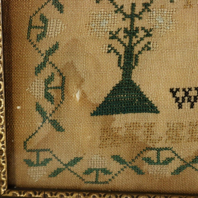 Antique Scottish Sampler, c.1840, by Helen Smith For Sale - Image 16 of 18