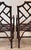 Wood Vintage Chinese Chippendale Organic Bamboo Dining Armchairs - A Pair For Sale - Image 7 of 16