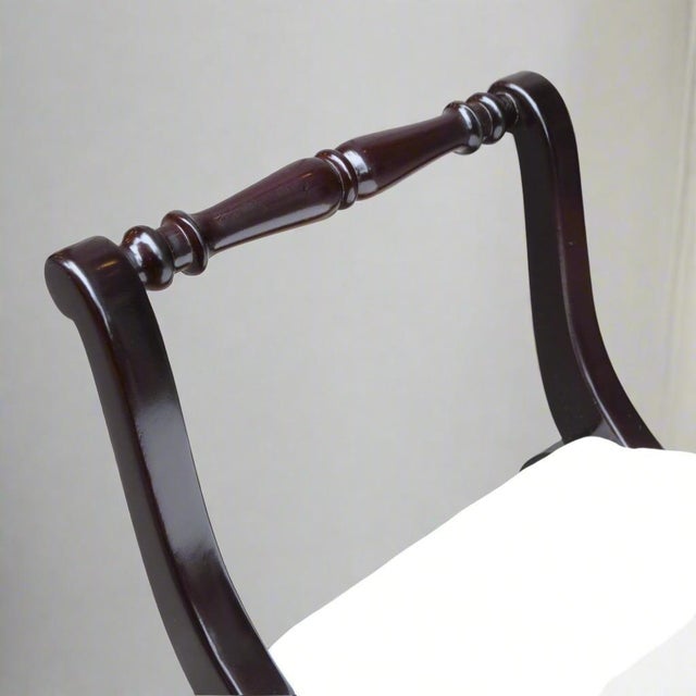 Mid-Century Modern 1950s Ebonized Italian Mid Century Bench For Sale - Image 3 of 6
