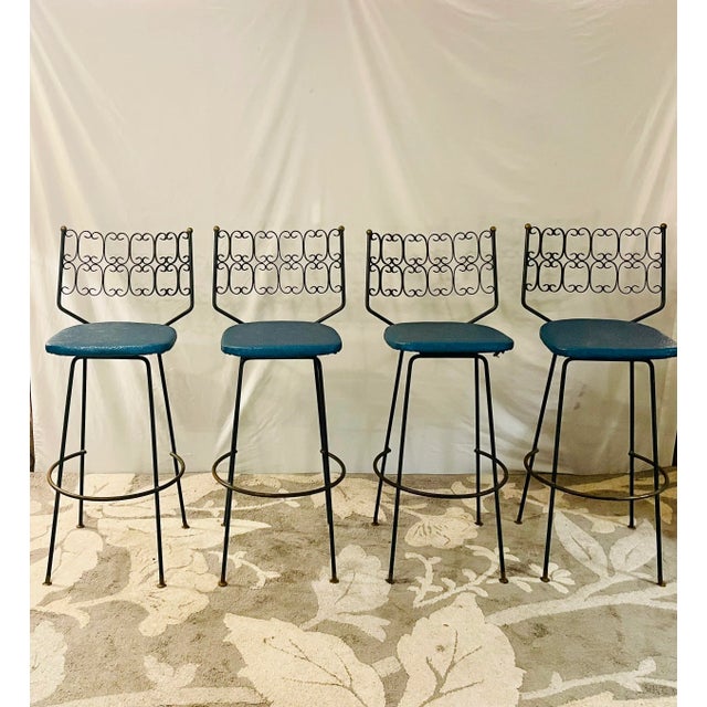 Arthur Umanoff Swivel Bar Stools-A set of 4 Available now and ready to ship for your enjoyment. Perfect for indoor or...