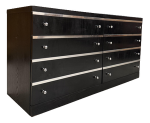 8-Drawer Wooden Storage Unit, 1970s