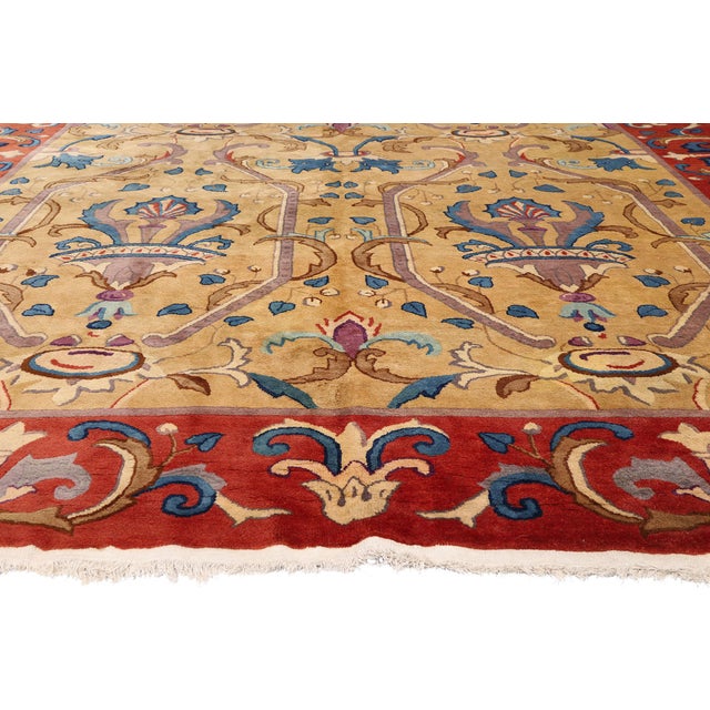 Vintage Chinese Khotan Rug, 08'10 X 24'01 For Sale - Image 4 of 10
