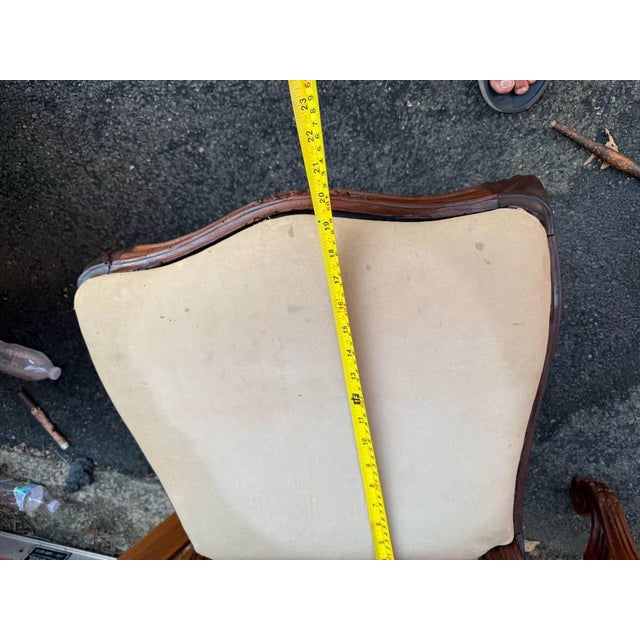 Pair of 19th Century Louis XV Style Walnut Side Chairs For Sale - Image 10 of 17