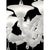 Contemporary Lively white “Cà Rezzonico” Murano Glass Chandelier. The arms are working in traditional working “Cà...