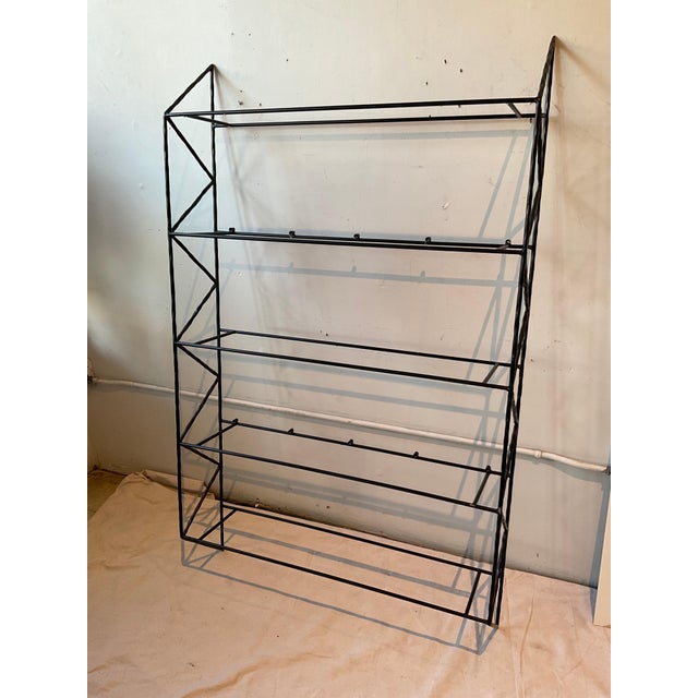 Pair Of Steel Wall Mounted Shelves For Sale - Image 4 of 10