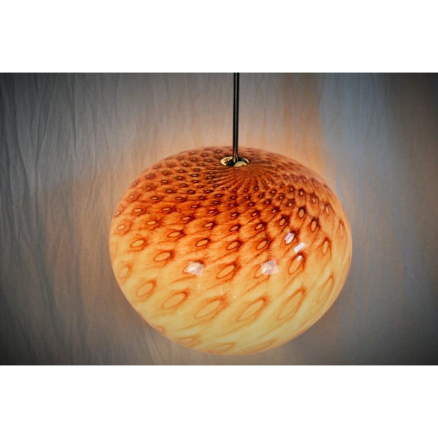 Mid-Century Glass Pendant, Germany, 1960s For Sale - Image 3 of 15