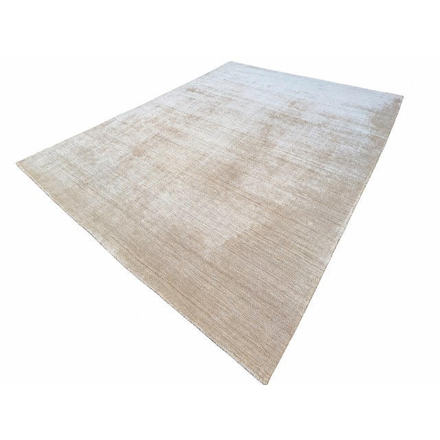 Rh Amara Performance Handwoven Rug – 9' X 12' Wheat | 55% Wool & 45% Nylon | Handwoven For Sale - Image 9 of 18