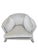 Vintage Postmodern Vladimir Kagan Style Sculptural Lounge Chair Newly Reupholstered For Sale - Image 9 of 11