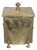 Art Deco Brass Coal Bin, 1920 For Sale
