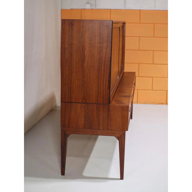 Model 54 Highboard in Kingwood by Kai Kristiansen for Schou Andersen, 1960s For Sale - Image 9 of 18