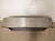 Silver Vintage Industrial Metal Open Shelf Console Cabinet For Sale - Image 8 of 10