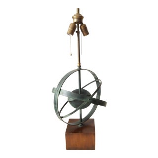 Mid-Century Armillary Lamp For Sale