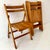 Striking Mid Century Solid Wood Folding Chairs. Made in Yugoslavia For Sale - Image 13 of 13