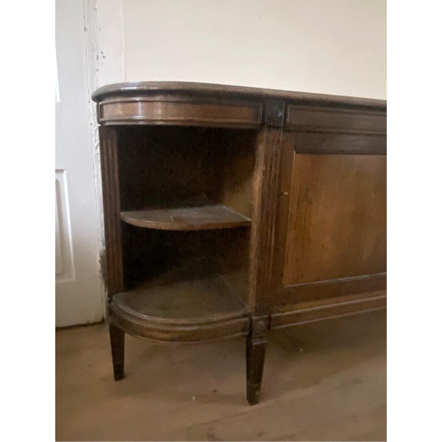 1900 Antique Oak Apothecary Pharmacy General Store Counter Cabinet Glass Case For Sale - Image 12 of 12