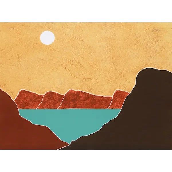 Peter Keefer, "Taos Blue Lake," Serigraph For Sale