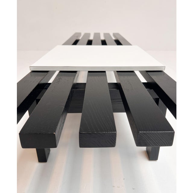 Bz Slatted Bench by Martin Visser for Het Spectrum, 1960s For Sale - Image 12 of 15