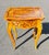 Elegant,Empire, French style Marquetry Inlay side table with gilded bronzes and one drawer. Good for living or bedroom....