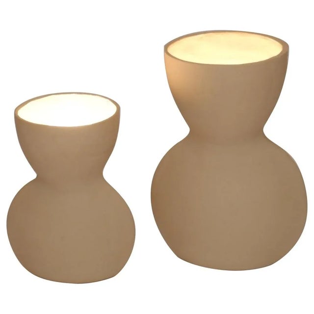 Black Unira White Lamps by Ia Kutateladze, Set of 2 For Sale - Image 8 of 8