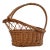 Vintage French Wicker Wine Bottle Holder For Sale