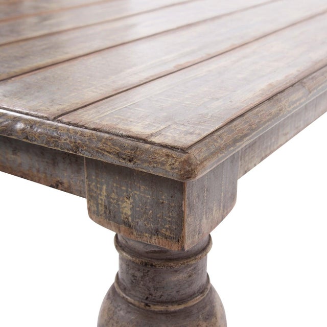 Distressed Farmhouse Dining Table Chairish