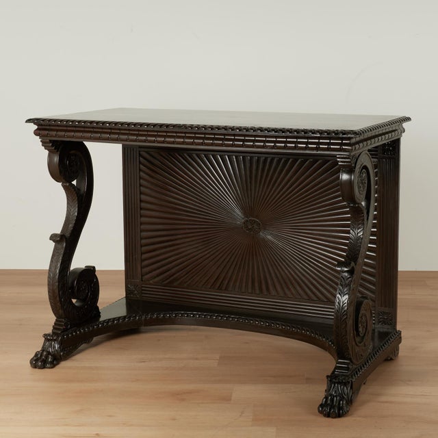 Pair of Antique Anglo Indian Rosewood Console Tables For Sale - Image 11 of 18