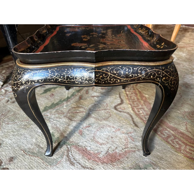 Chinoiserie Tray Top Low Table For Sale In Houston - Image 6 of 6