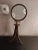 1960s 1960s Magnifying Glass Tabletop Brass on Horns Tripod For Sale - Image 5 of 6
