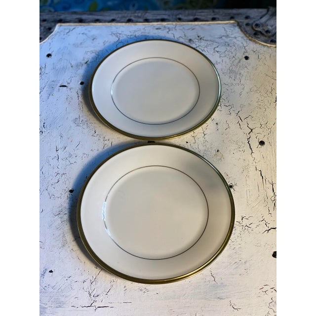 Vintage Lenox Eternal Salad Plates- Set of 2 For Sale - Image 9 of 9