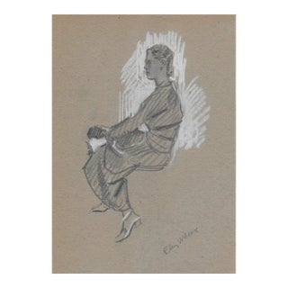 1920s Norman Kent Portrait of Elizabeth Wilcox For Sale