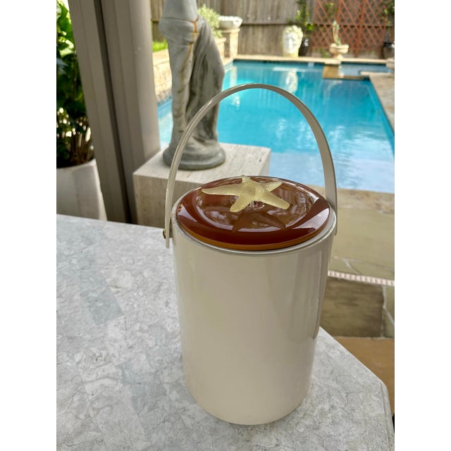 Plastic 1970s Vintage Starfish Ice Bucket Tastesetter Collection by Sigma For Sale - Image 7 of 8