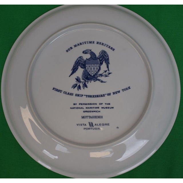 Set X 6 Mottahedeh Our Maritime Heritage C1987 Porcelain Dinner Plates For Sale - Image 13 of 13